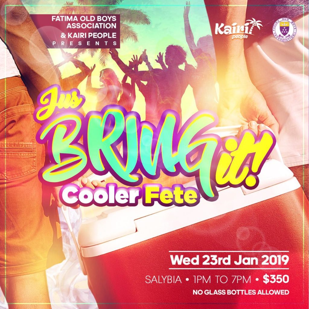 Just Bring It 23rd January 2019 Fatima Old Boys Association