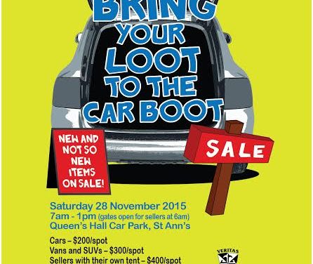 Holy Name Convent Past Pupils Associations presents  “Bring Your Loot to the CarBoot Sale”