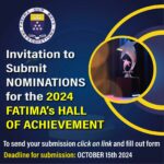 2024 Fatima Hall of Achievement Nominations